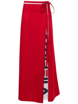 product Fila Logo Jersey Maxi Wrap Skirt image
