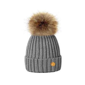 推荐Hortons England  毛球帽 灰色 Hortons England Meribel PomPom Hat - Grey商品