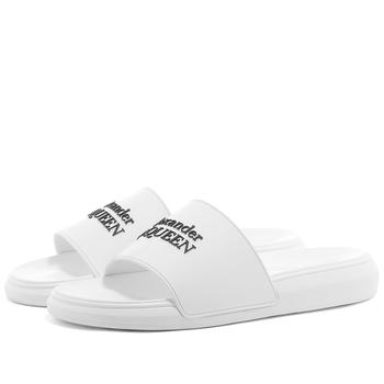 Alexander McQueen | Alexander McQueen Rubber Logo Pool Slide商品图片,