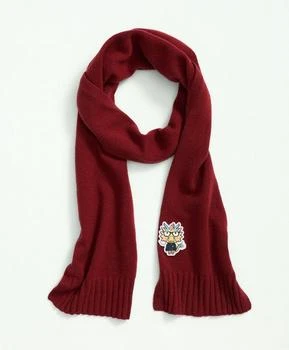 Brooks Brothers | Merino Wool Blend Lunar New Year Patch Scarf 5折, 独家减免邮费