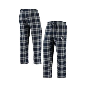 推荐Men's Navy, Gray Vancouver Canucks Takeaway Plaid Flannel Pants商品