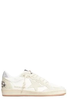 Golden Goose | Golden Goose Deluxe Brand Ball Star Lace-Up Sneakers,商家Cettire,价格¥3129