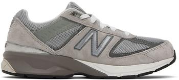 新百伦990v4, New Balance | Kids Gray 990v5 Big Kids Sneakers商品图片 额外8.5折, 额外八五折