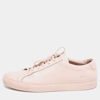 common projects boots, Common Projects | Common Projects Pink Leather Lace Up Sneakers Size 41商品图片 5折