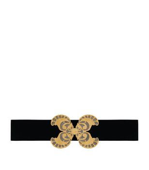 圣罗兰皮带, Yves Saint Laurent | Suede Butterfly Buckle Belt商品图片 