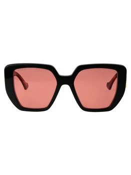 Gucci | Gucci Eyewear Oversized Square Frame Sunglasses 6.2折
