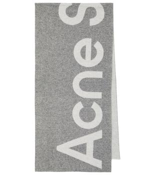 Acne Studios | Logo wool-blend scarf商品图片,