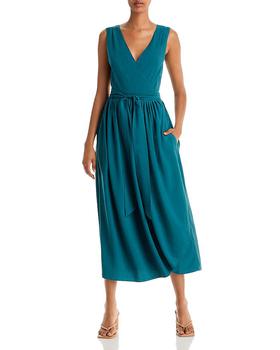 vince dress, Vince | Pleated Wrap Midi Dress商品图片 7折