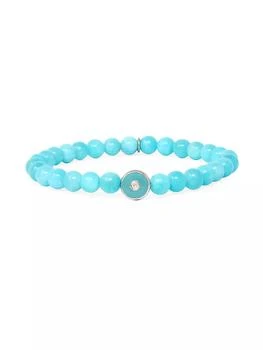 Anzie | Jac + Jo Amazonite & Topaz Beaded Bracelet,商家Saks Fifth Avenue,价格¥1876