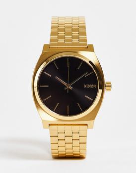 推荐Nixon Time Teller watch in gold black商品