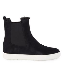 vince鞋, Vince | Norman 2 Suede & Faux Fur-Lined Boots商品图片 2.3折