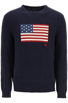 推荐Polo ralph lauren sweater with american flag商品