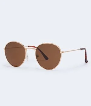 Aeropostale | Aeropostale Men's Round Metal Sunglasses 4折