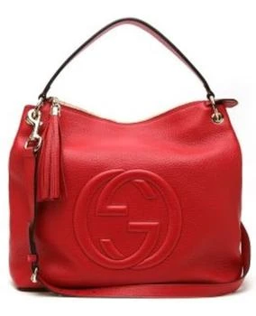 Gucci | Gucci Soho Red Leather Tassel Women's Shoulder Bag 536194 A7M0G 6420 6.6折