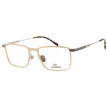 推荐Lacoste Men's Eyeglasses - Clear Demo Lens Semi Matte Gold Metal Frame | L2285E 714商品