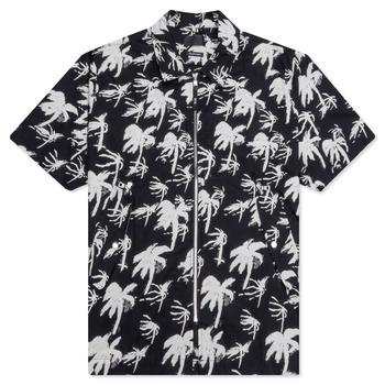 推荐RTA Aiden S/S Shirt Zippers - Palm Tree商品