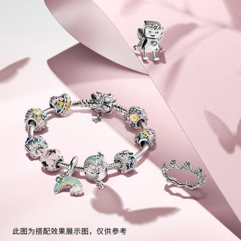 商品PANDORA | PANDORA 潘多拉 彩色花朵串珠 797907ENMX,商家Beyond Italylux,价格¥190图片