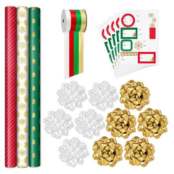 商品Hallmark | Christmas Wrapping Paper Set,商家Walgreens,价格¥221图片
