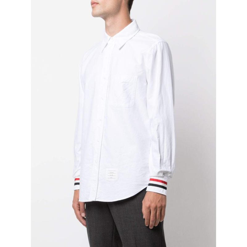 thom browne衬衫新款, Thom Browne | THOM BROWNE 白色男士衬衫 MWL289A-06177-100商品图片 独家减免邮费