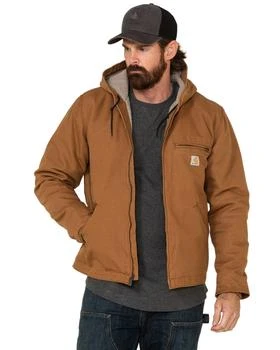 Carhartt | Carhartt Men's Relaxed Fit Washed Duck Sherpa-Lined Jacket 3折