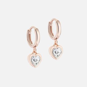推荐Ted Baker Women's Hanniy: Crystal Heart Earrings - Rose Gold/Crystal商品