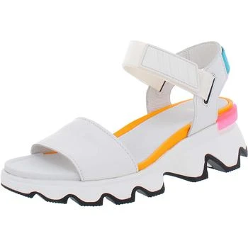 推荐Sorel Womens Kinetic Leather Ankle Strap Wedge Sandals商品