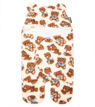 Moschino | 婴幼儿 — 印花棉质人造毛皮睡袋 6.0折, 满$220享8折, 满折