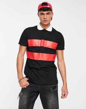 Love Stitch, American Stitch | American Stitch polo in black商品图片 8.6折