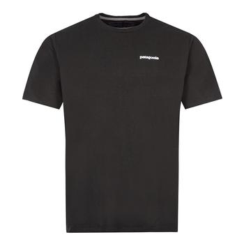 推荐Patagonia T-Shirt P-6 Logo - Black商品