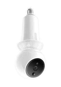 商品Zeus Biometric Auto-Tracking Light Bulb Indoor Security Camera图片