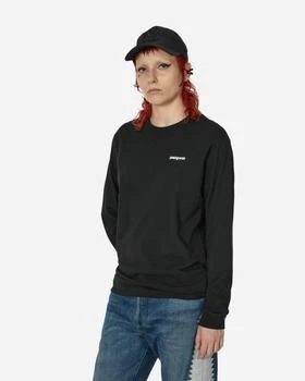 Patagonia | P-6 Logo Responsibili Longsleeve T-Shirt Black 满1件减$1.80, 满一件减$1.8