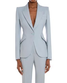 Alexander McQueen | Single-Breasted Wool Blazer商品图片,