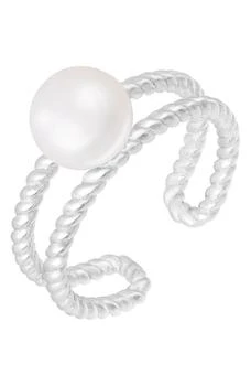 Splendid Pearls | Sterling Silver 7-8mm Cultured Pearl Ring - Size 7,商家Nordstrom Rack,价格¥298