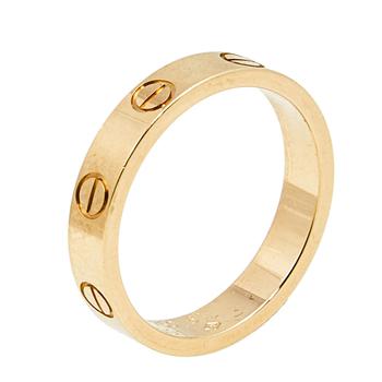 卡地亚戒指多少钱, [二手商品] Cartier | Cartier Love 18K Rose Gold Narrow Wedding Band Ring Size 51商品图片 8.6折, 满1件减$100, 满减