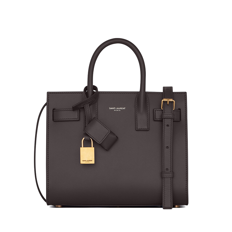 圣罗兰反转巴黎手提包, Yves Saint Laurent | SAINT LAURENT PARIS/圣罗兰 YSL 新款 SAC DE JOUR系列 女士nano号风暴灰小牛皮徽标挂锁手提斜挎单肩包39203502G9W1112商品图片 7.5折×额外9.5折, 包邮包税, 额外九五折