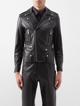 圣罗兰皮衣, Yves Saint Laurent | Leather biker jacket商品图片 