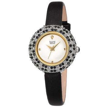 推荐Burgi Quartz Diamond White Dial Ladies Watch BUR240BK商品