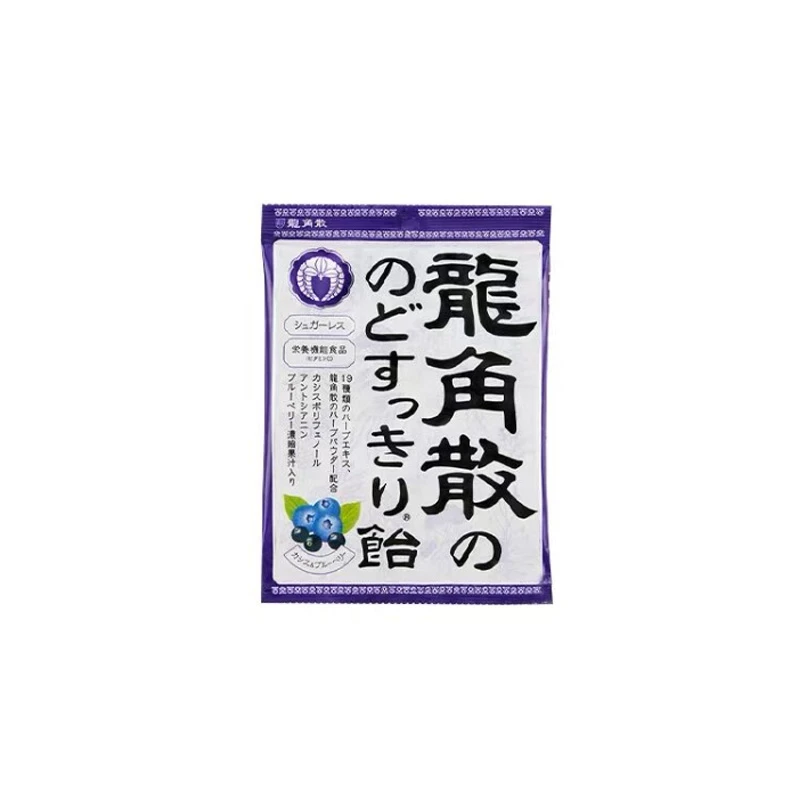 推荐日本龙角散润喉糖清润护嗓糖果零食-蓝莓味80g商品