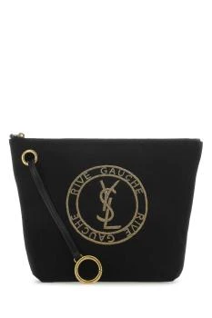 Yves Saint Laurent | Yves Saint Laurent 男士手拿包 710435BWTPW1055 黑色,商家Beyond Moda Europa Luxury,价格¥6363