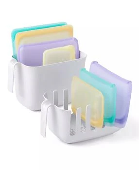 YouCopia | 7" Dry Plus Store Bag Drying Rack and Bin Set, 2 Piece,商家Macy's,价格¥187