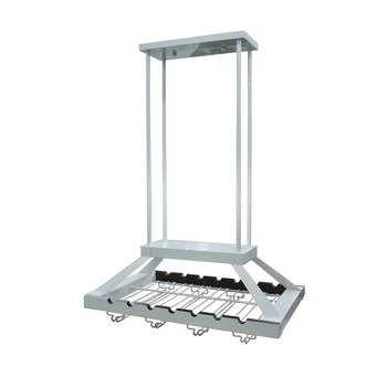 Elegant Designs | 2 Light LED Overhead Wine Rack, White,商家Premium Outlets,价格¥2355