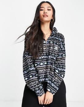 秋装Crossover Culture, Quiksilver | Quiksilver culture heritage aztec fleece in black商品图片 