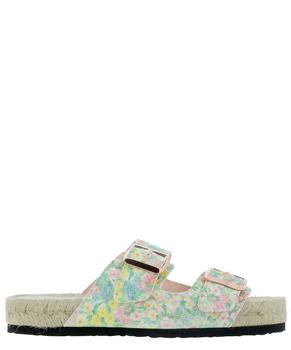 Manebi, MANEBÍ | Manebí X LoveShackFancy Nordic Floral Print Sandals商品图片 4.7折