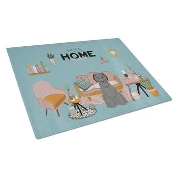 Caroline's Treasures | CK7926LCB Black Briard Sweet Home Glass Cutting Board L,商家Verishop,价格¥243