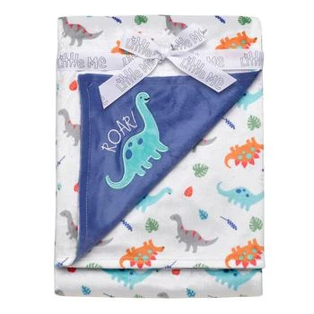 Little Me | Baby Boys Newborn Dinosaur Embroidery Blanket 