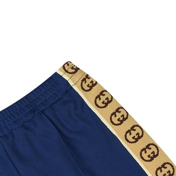 商品Gucci | Navy Logo Pants,商家Designer Childrenswear,价格¥1258图片