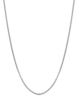 商品Saks Fifth Avenue | 14K White Gold Box Chain Necklace/24",商家Saks OFF 5TH,价格¥4179图片