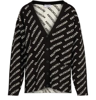 巴黎世家卫衣精选, Balenciaga | 满饰标识开衫商品图片 额外9.5折, 额外九五折