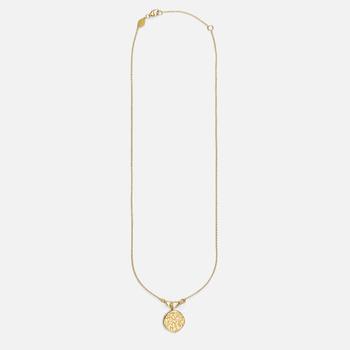 商品Anni Lu Kiss Me Kiss Me 18-Karat Gold-Plated Necklace图片