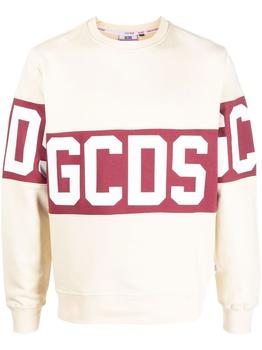 GCDS | Gcds Men's  Beige Cotton Sweatshirt商品图片,
